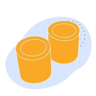 Капролоновая втулка 240х1400 мм серая ПА 6-МГ