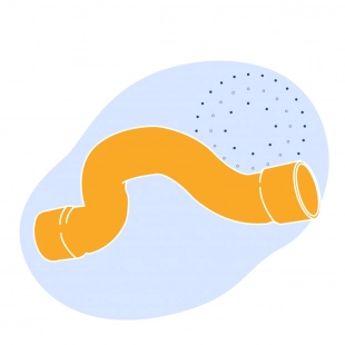 Медный обвод однораструбный 15 мм М1р ГОСТ 32590-2013