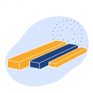 Профиль стальной прямоугольный сварной 150х100х6 мм ст20 ГОСТ 25577-83
