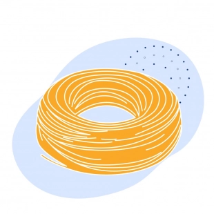Канат авиационный оцинкованный (С) 3.2 мм 6х7(1+6)+1х7(1+6) ГОСТ 2172-80