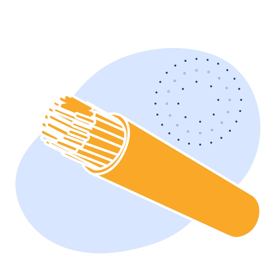 Кабель контрольный медный многожильный 10x1 мм2 КРВГ ГОСТ 1508-78