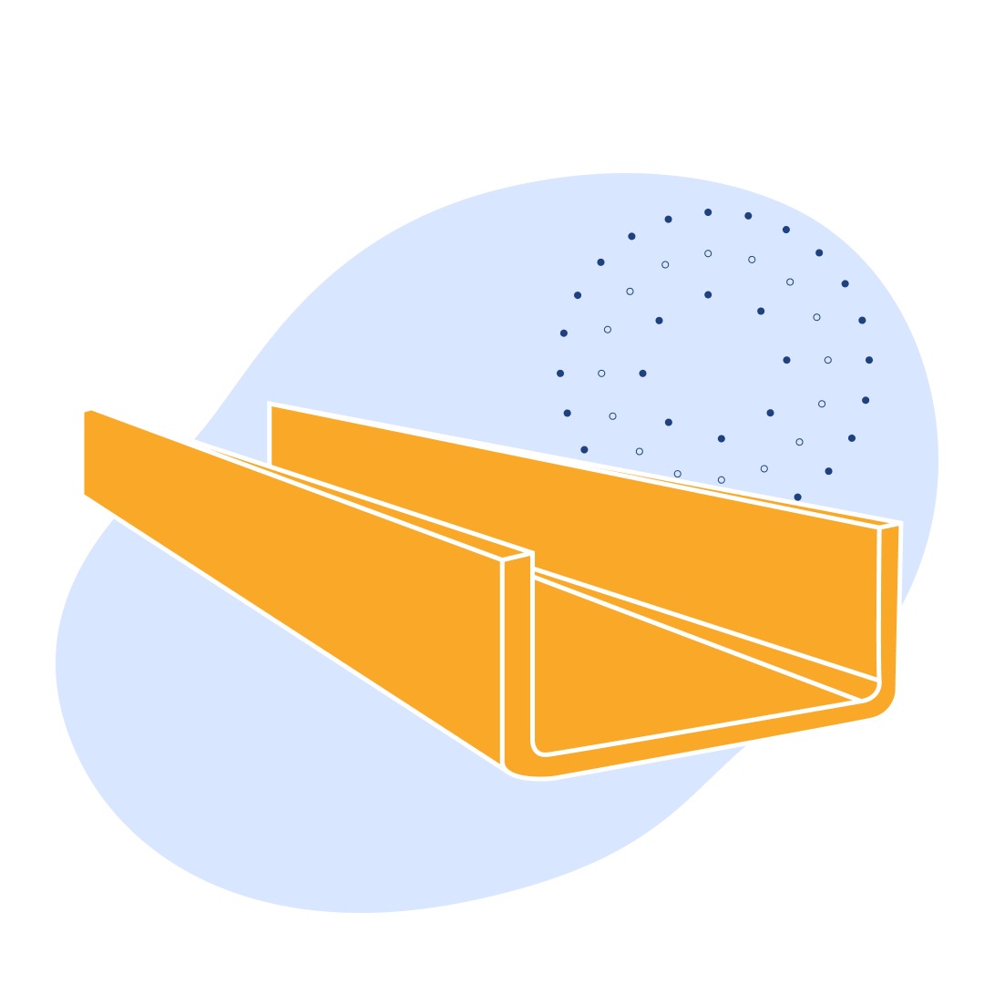 Швеллер стальной гнутый равнополочный 280х60х3.9 мм Ст3сп ГОСТ 8278-83