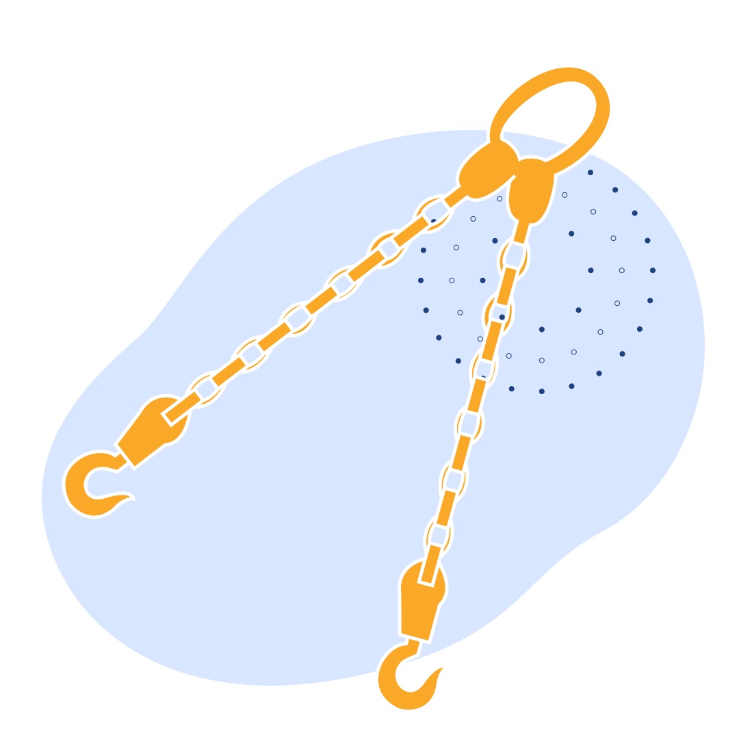 Строп цепной 2сц 2 м 7.5 т