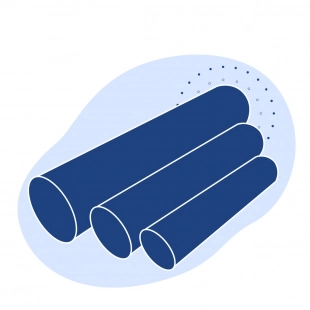 Труба оцинкованная электросварная прямошовная 219х4.5 мм Ст2пс ГОСТ 10704-91