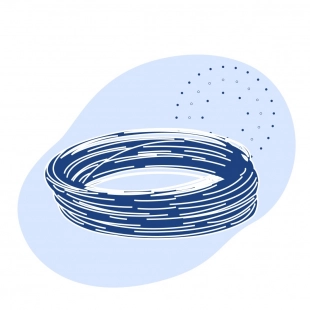 Проволока оцинкованная канатная 0.22 мм 20пс ГОСТ 7372-79