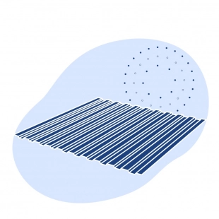 Профнастил для кровли Н20-0.55-1100 12 м RAL 5005