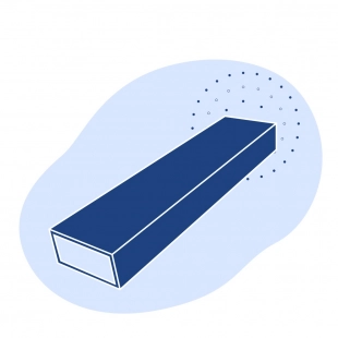 Труба стальная профильная прямоугольная 50х50х4х12000 мм Ст3Пс/Сп ГОСТ 8639-82