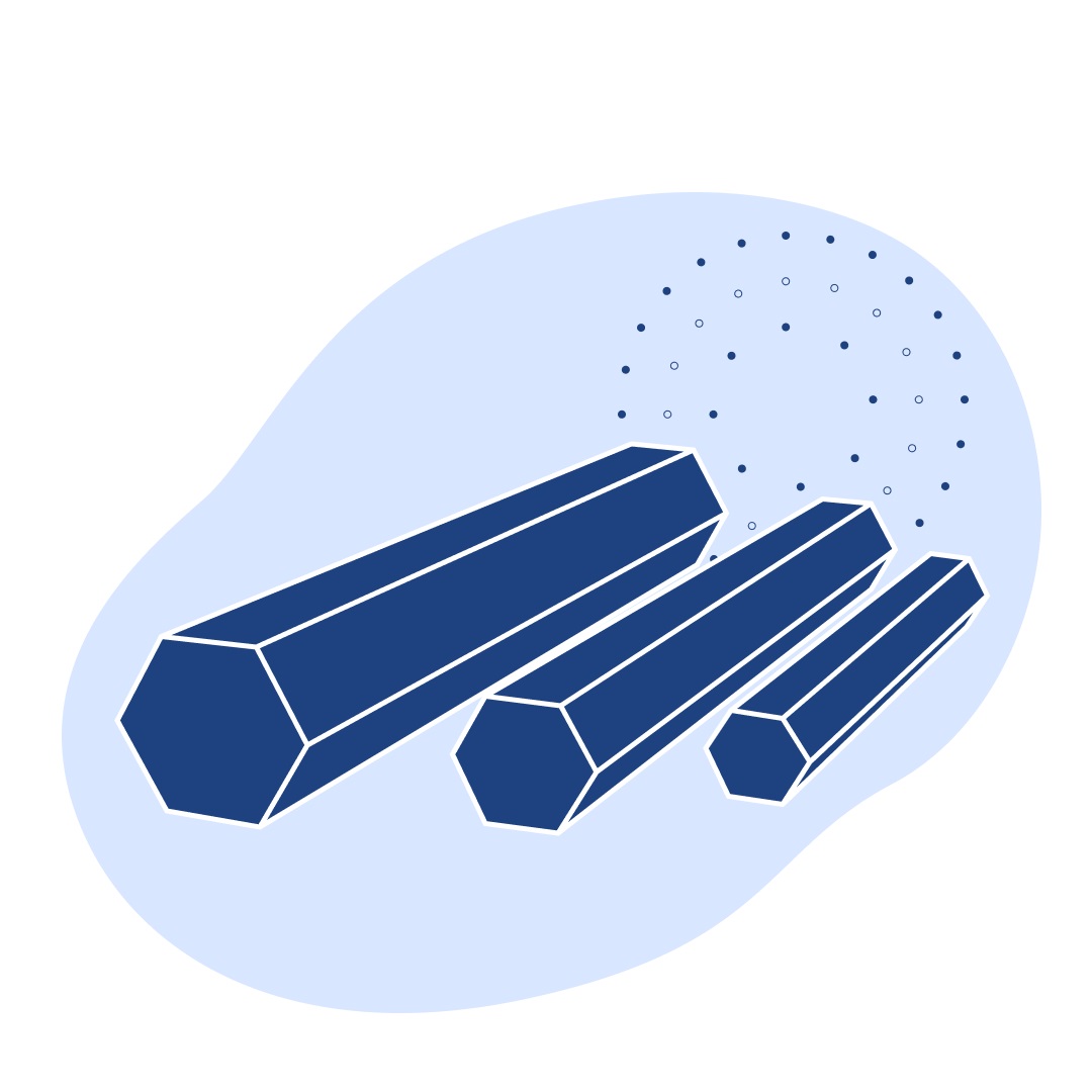 Шестигранник нержавеющий 42.5 мм AISI 201 ГОСТ 18968-73