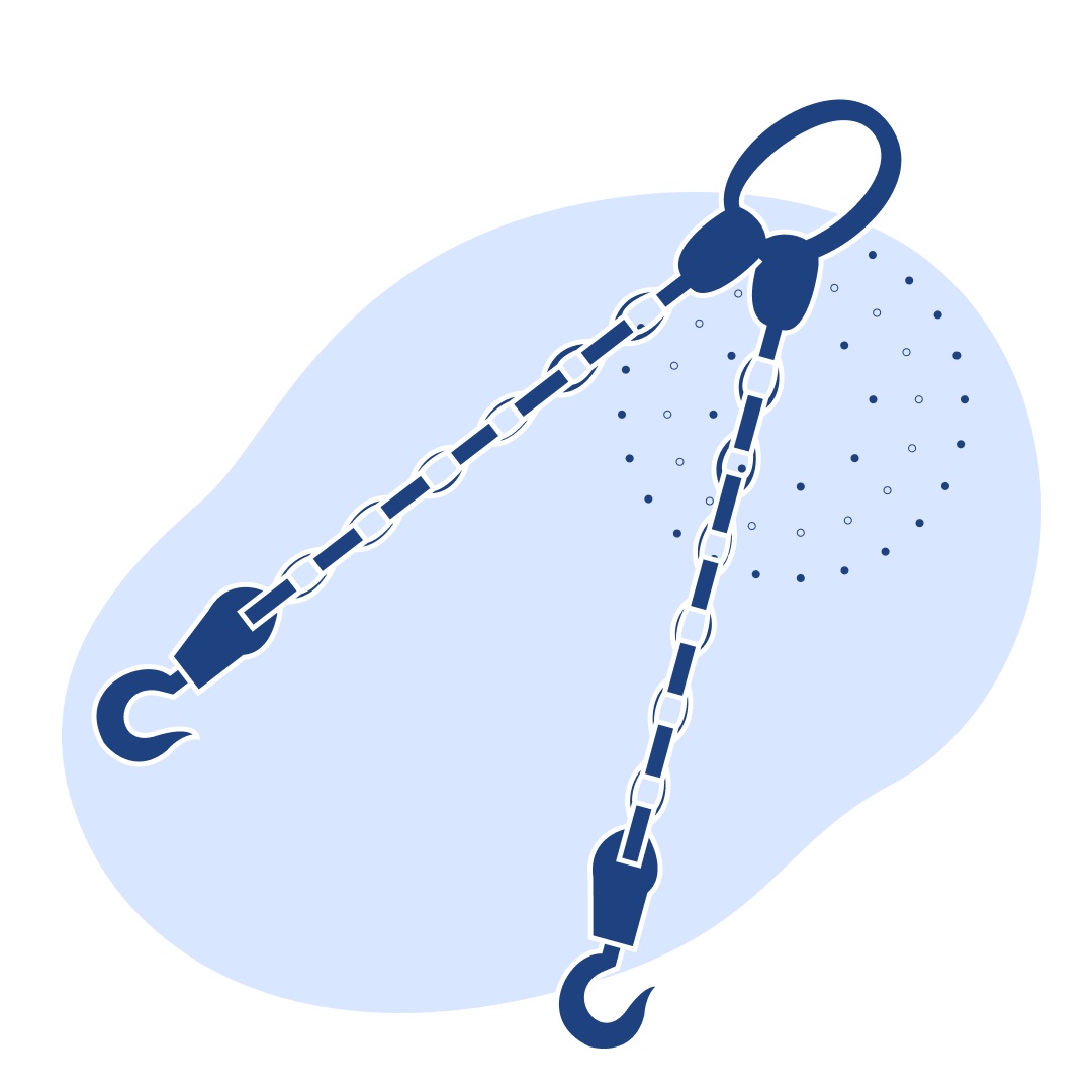 Строп цепной 2сц 2 м 7.5 т